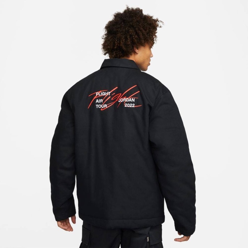 NWT Jordan Flight Heritage Reversible Jacket Black/Red SZ M - Picture 1 of 8